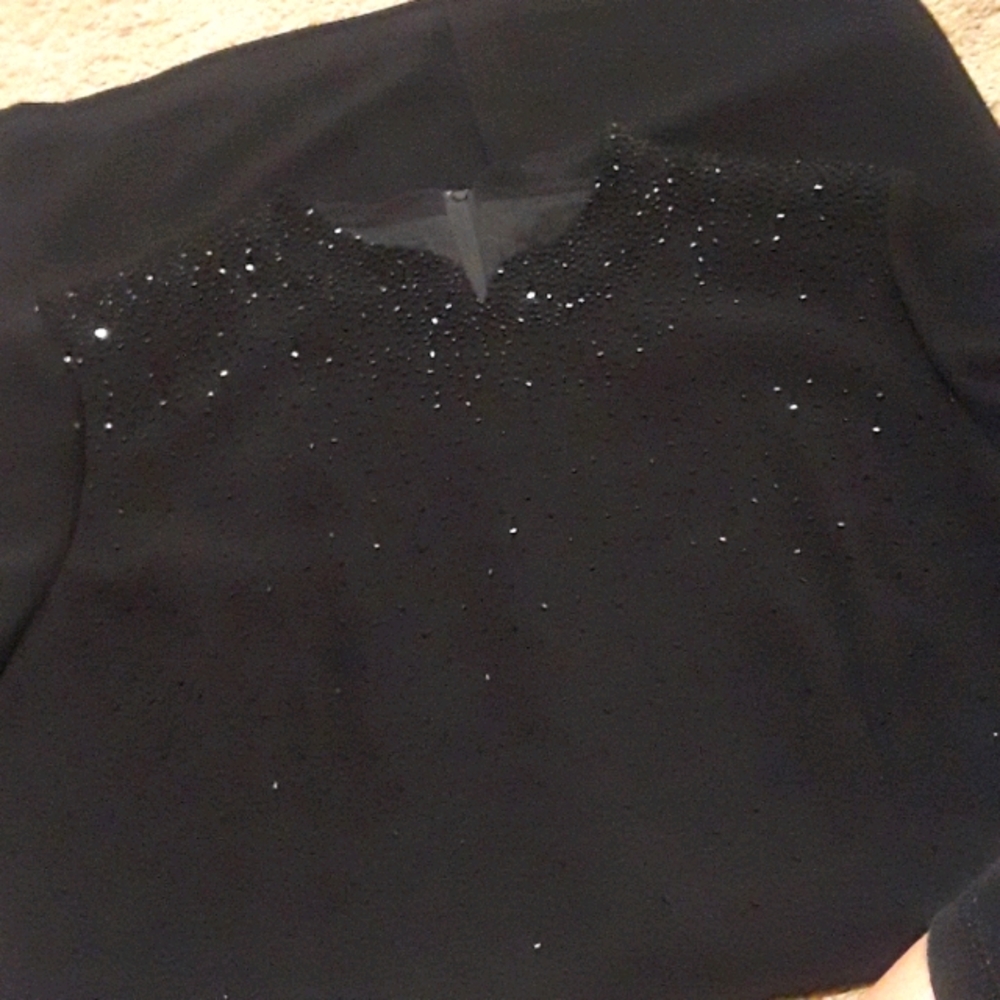 Beautiful Black Dress By Donna Morgan Never Worn